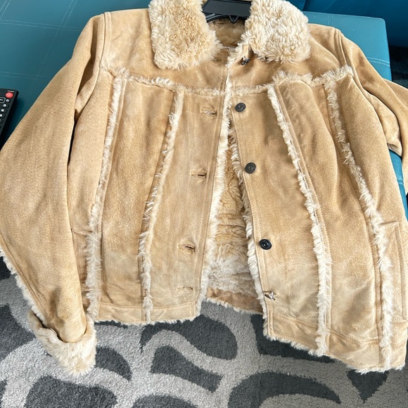 Wilsons Leather Maxima Cream Jacket - Picture 1 of 10